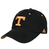 adidas Tennessee Volunteers Black Basics Stretch Slouch Hat