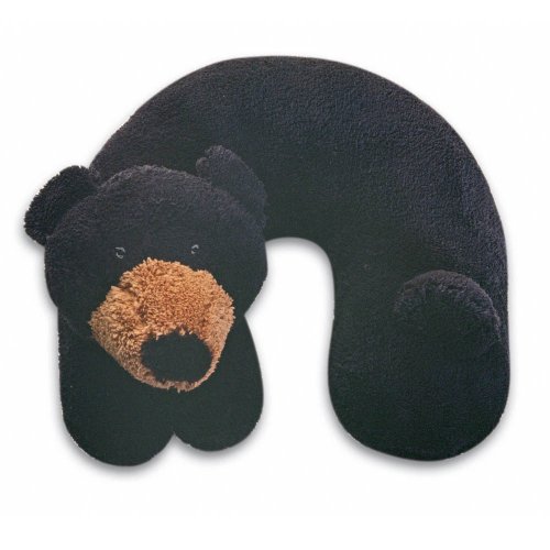 Noodlehead Travel Buddies Neck Pillow - Black Bear