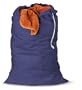 Honey-Can-Do Cotton Jersey Laundry Bag, Blue