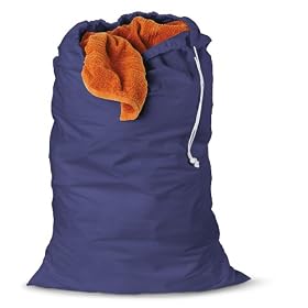 Honey-Can-Do LBG-01141 Cotton Laundry Bag, Blue by Honey-Can-Do