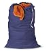 Honey-Can-Do Cotton Jersey Laundry Bag, Blue