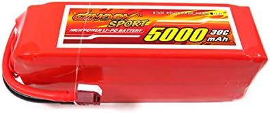Giant Power 5000mAh 6S 22.2V 30C High Performance Lipo Battery
