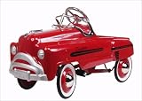 American-Retro Red Pedal Sedan