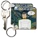 Londons Times Famous People Places Books Cartoons - Van Gogh and Internet Chat Rooms - Key Chains