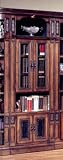 DaVinci Glass Door Bookcase With Wine Center