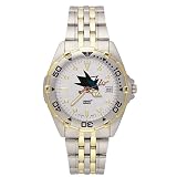 LogoArt San Jose Sharks Men's Stainless Steel All-Star Watch