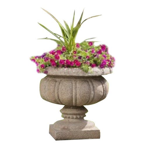 Alfresco Home 39-7946 Large Prato Urn, Earthstone