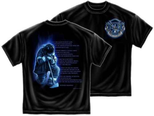 Firefighter T-Shirt Fireman'S Prayer Licensed