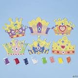 Princess Crown Shaped Sand Art Craft Kits (2 dz)