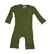 Kicky Pants Coverall, Moss, 0-3 Months