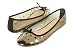 MARC JACOBS Women's Vinyl Ballet Flats Jewel Studs Shoes Gray, Size 7