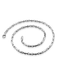 Sterling Silver 22" Style Heshe Chain Necklace 4MM
