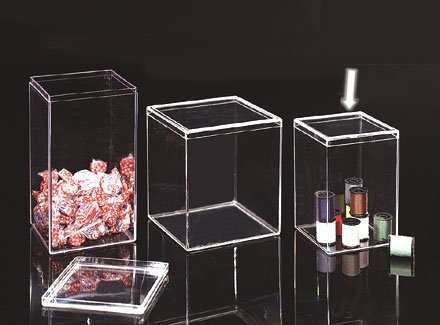 Acrylic Storage Container 3.5 "x 3.5" x 5 "