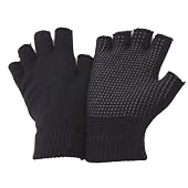 FLOSO® Unisex Fingerless Magic Gloves with Grip