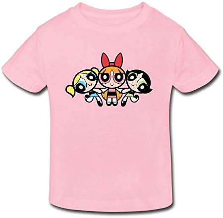 BOAO Baby Toddler The Powerpuff Girls Animation Boys/Girls T-shirt Age 2-6 Pink 2 Toddler