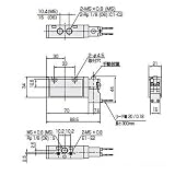 CKD パイロット式 4Fシリーズ 幅×奥行×高さ:88.5×21×44mm （A4F010-06-AC100V）