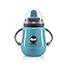 Joovy Dood Sippy Cup Plus Insulator, Turquoise, 9 Ounce