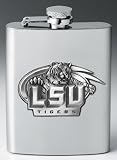 LSU Fighting Tigers 8 oz Stainless Steel Flask - NCAA College Athletics