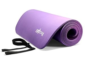 PURPLE NPR Yoga Mat 72x24x1/2