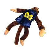 Pack of 2 NCAA Michigan Wolverines Plush Flying Monkey Stuffed Animals