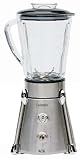 Bloc moteur en acier inox bross� Bol blender en verre gradu� Couvercle plas