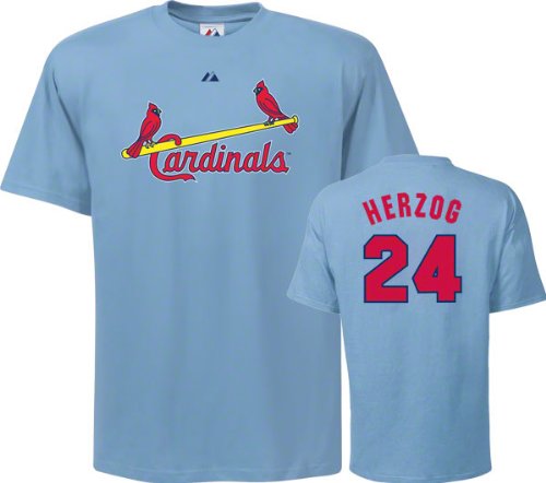 Ozzie Smith T-Shirt: St. Louis Cardinals #1 Coastal Blue Cooperstown T-Shirt