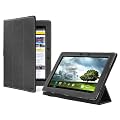 Cover-Up - Custodia per Asus Eee Pad Transformer Prime (TF201) 10.1" Tablet (con supporto pieghevole) - Colore Nero