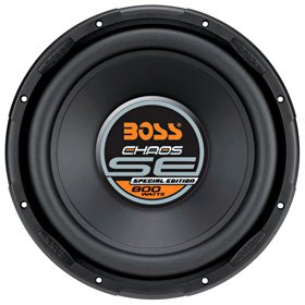 BOSS SE12D 12-Inch Black Poly-Coated Paper Cone Dual Voice Coil Subwoofer