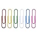Outus 50 mm Colored Paper Clips Medium, 6 Colors, 300 Pieces