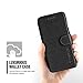 iPhone 6 Case, Verus [Layered Dandy][Black] - [Premium Leather Wallet][Slim Fit][Card Slot] For Apple iPhone 6 4.7