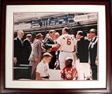 St Louis Cardinals Stan Musial & John F Kennedy 16x20 Framed Photo