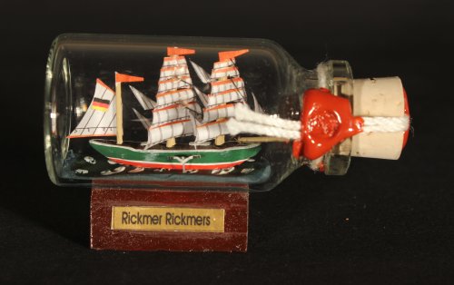 Rickmer Rickmers Mini Buddelschiff