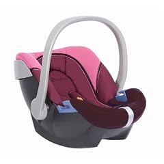Cybex 050045002 - Aton Autokindersitz / Babyschale Gruppe 0+ (0 bis 18 kg), ab der Geburt bis ca. 15 Monate, purple-pink / violett
