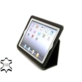 Esclusiva custodia Executive in vera pelle per il nuovo iPad 3 Apple (3a e 4a generazione) - nero -di StilGut