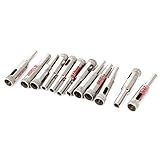 uxcell　穴鋸　ガラスホールソー　ガラスタイル　ダイヤモンドコート　直径10mm　12個