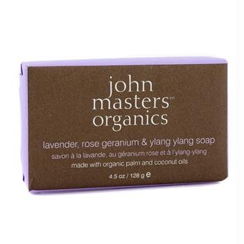 John Masters Organics John Masters Organics Lavender, Rose Geranium & Ylang Ylang Soap 4.5 fl oz - 4.5 fl oz