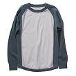 Appaman Raglan Cotton Sweater in Skater Blue
