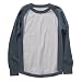 Appaman Raglan Cotton Sweater in Skater Blue