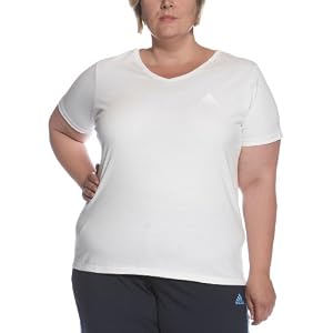 Buy adidas Ladies Embroidered V-Neck Tee