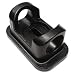 Kensington 67715 - Mini Plate Anchor, Stainless Steel, 1 1/2 W x 7/8 H, Black, Adhesive Backing-KMW67715