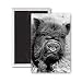 Vietnamese Pot-Bellied Pig - 3x2 inch Fridge Magnet - large magnetic button - Magnet