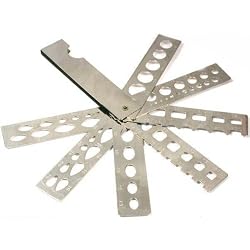Gemologist Fan Gauge Diamond Gemstone Measuring Tool MM
