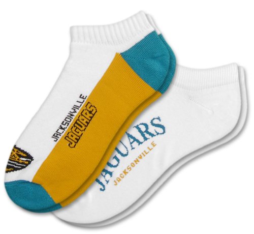 Jacksonville Jaguars Men's No-Show Socks (2-pack)
