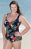 Penbrooke Barbados Plus Size Girl Leg Swimsuit - Plus Size Swimsuit Plus Size Swimsuit