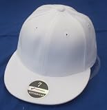 New Yupoong plain fitted hat cap era White  - Size 56cm