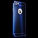 iPhone 6/6S Case, Dteck(TM) Luxury Air Aluminum Metal Frame Case with PC Back Case Protective Bumper Case for Apple iPhone 6/6S(4.7 inch)--Blue