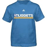 adidas Denver Nuggets Youth (sizes 8-20) Practicewear T-Shirt