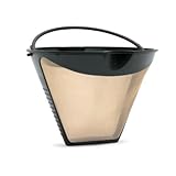 Fresco Goldtone Cone Shaped Coffee Filter