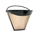 Fresco Goldtone Cone Shaped Coffee Filter