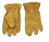 Ace Precurved Suede Cowhide Gloves (2011-L) pair